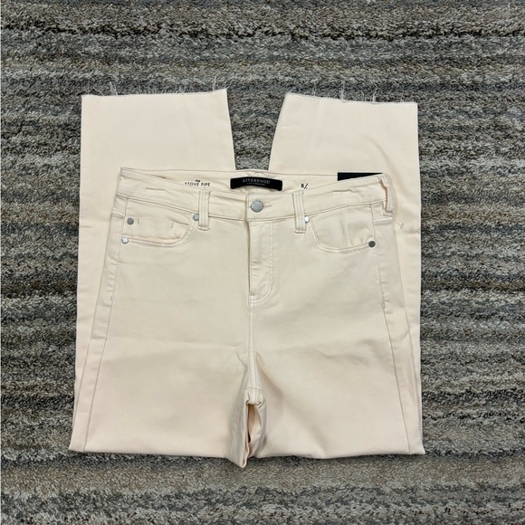 Liverpool The Stove Pipe Jeans Sz 8/29 NWT | Liverpool Crop Straight Leg Jeans - - Picture 4 of 12
